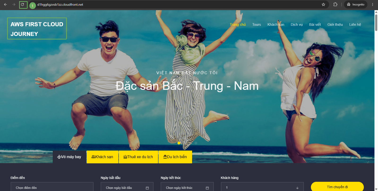 Static website